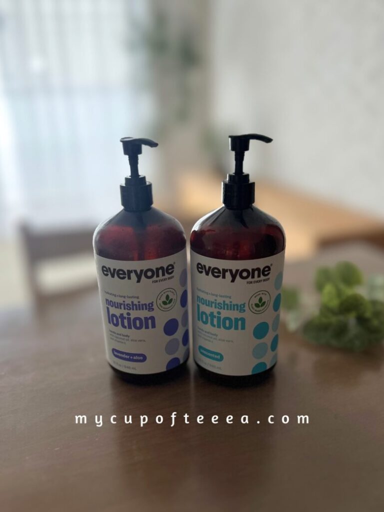 iHerb 無添加 everyone ナリッシングボディローションの大容量ボトル