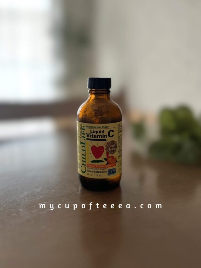 iHerb 無添加 子ども用リキッドビタミンCサプリメントのボトル